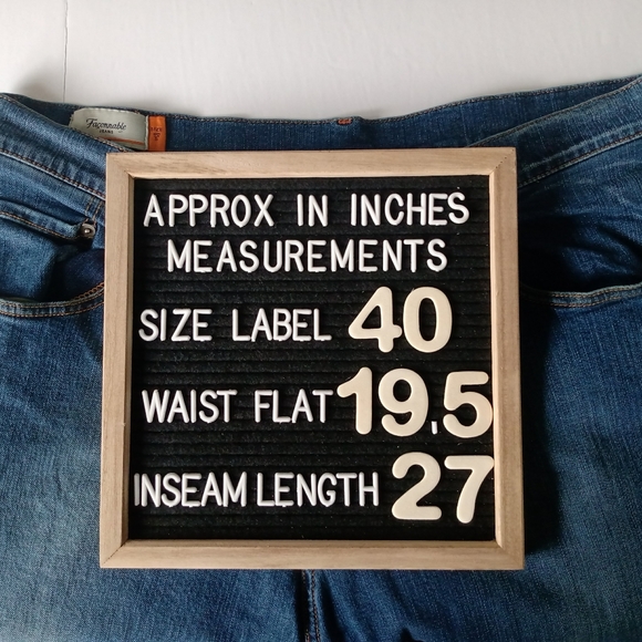 FACONNABLE Mens Denim Blue Jeans Size 40 - Picture 14 of 14